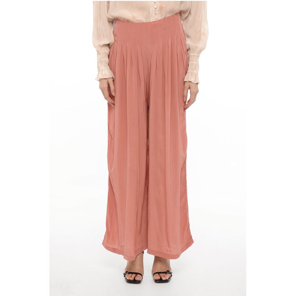 Sheer Fabric HEZZY Pants with Drawstring Waist