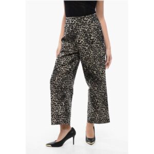 Animal Patterned Relaxed Fit JEMI LEPPO Pants