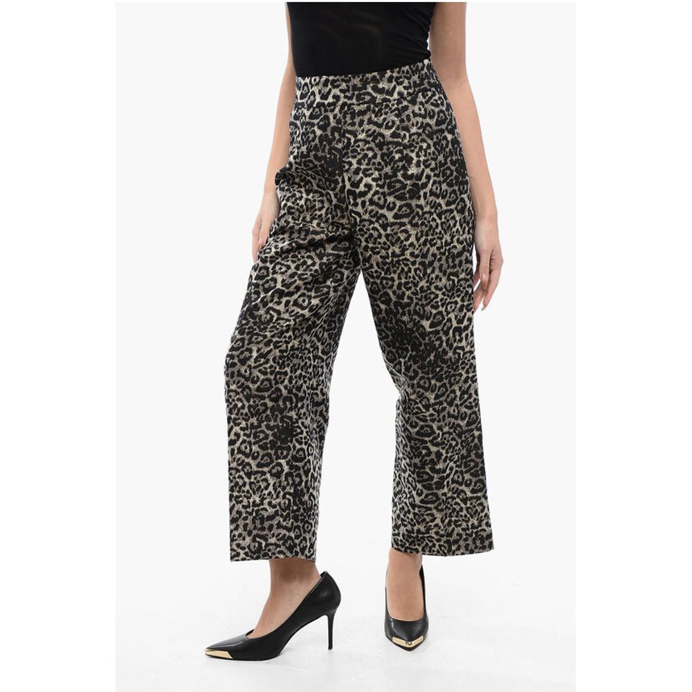 Animal Patterned Relaxed Fit JEMI LEPPO Pants