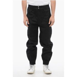 Twill Cotton Pants with Cuffs