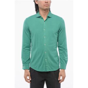 Stretchy Cotton Long Sleeved Shirt