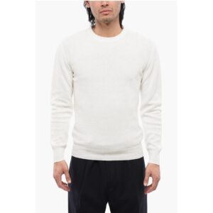 Linen-blended Crewneck Sweater