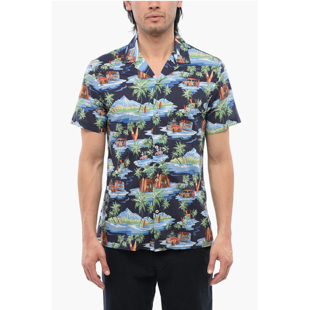 Allover Print Short Sleeved Shirt