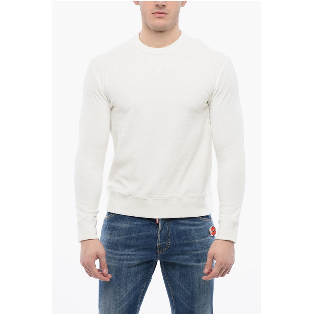 Terry Cotton Crewneck Sweatshirt