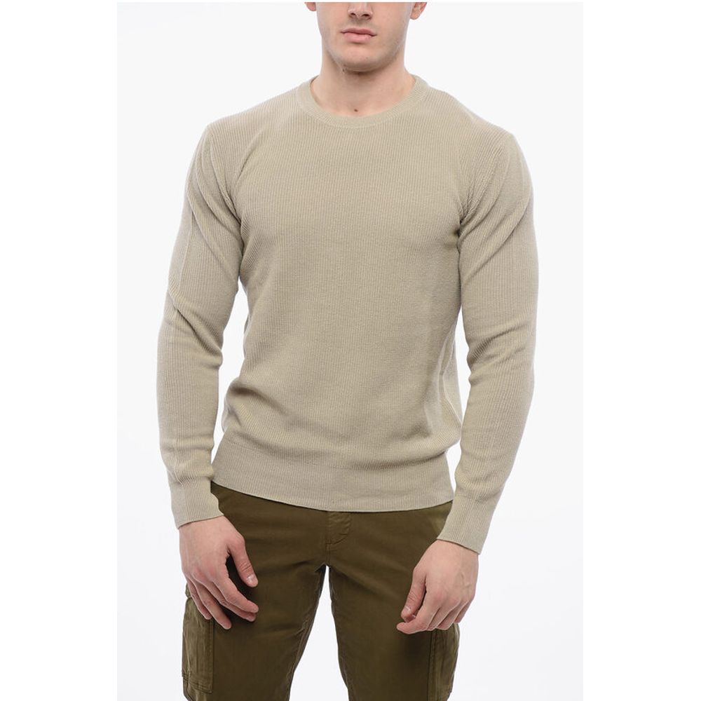 Linen-blended Crewneck Sweater