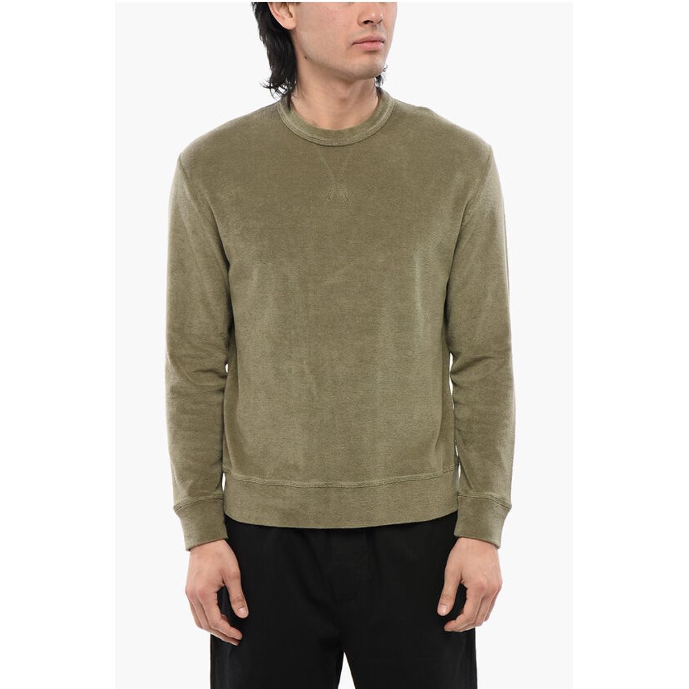 Terry Cotton Crewneck Sweatshirt