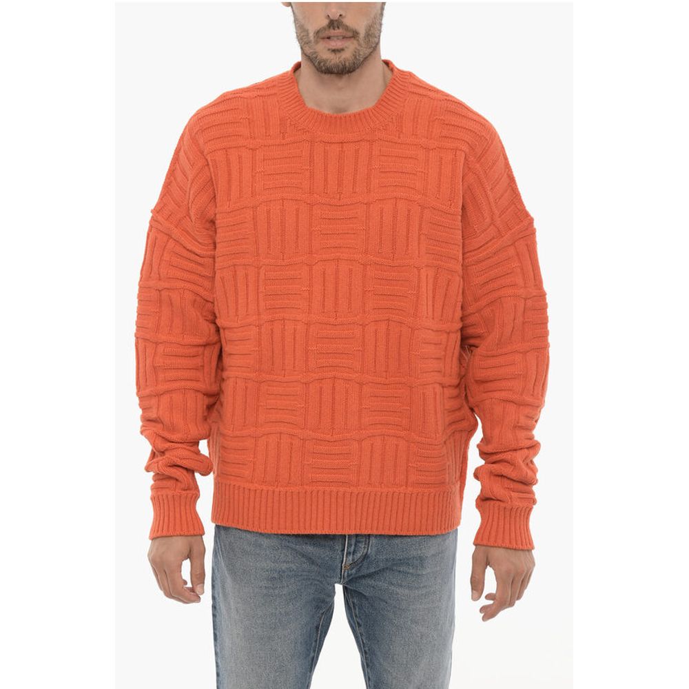 Solid Color Crew-neck Sweater