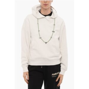 Solid Color STOPPERS Hoodie with Removable Chain