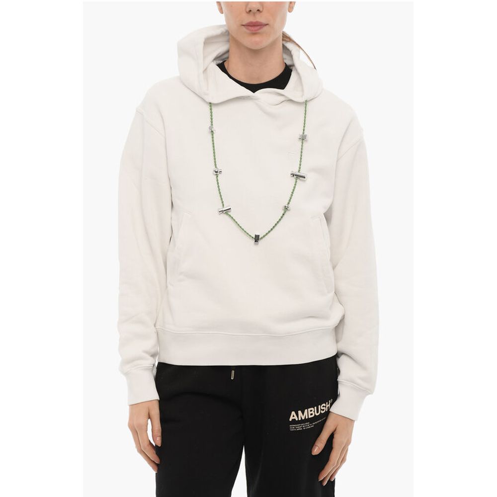 Solid Color STOPPERS Hoodie with Removable Chain
