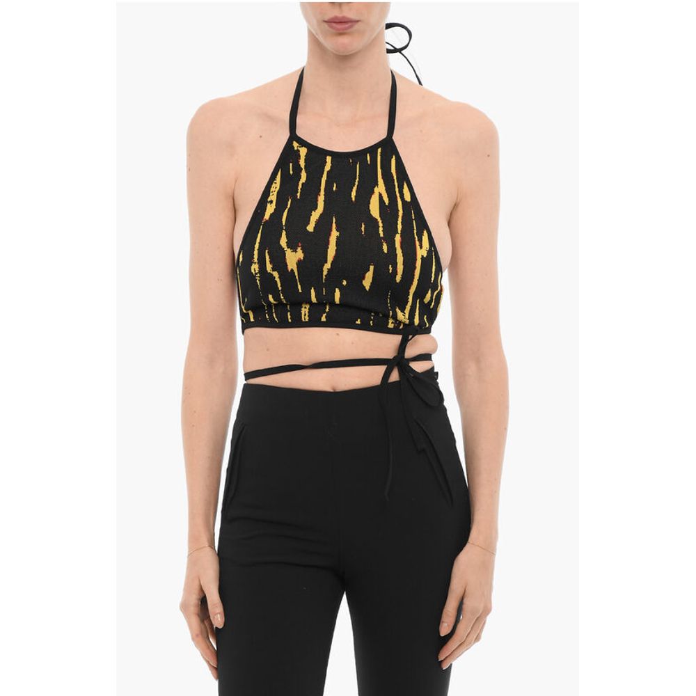 Jacquard Crop Top