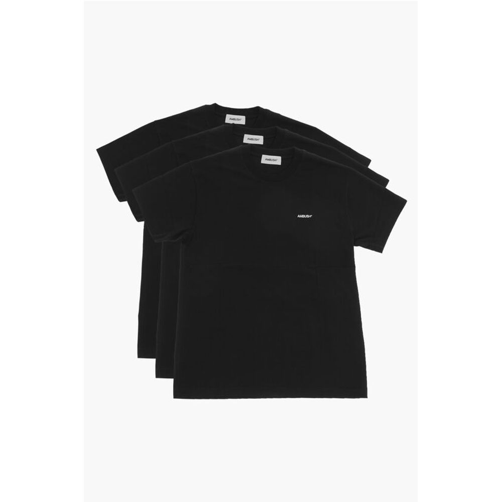 Solid Color Cotton 3 Pairs T-shirt Set