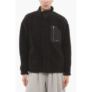 Two-Tone Fleece Jacket with Breast Pocket