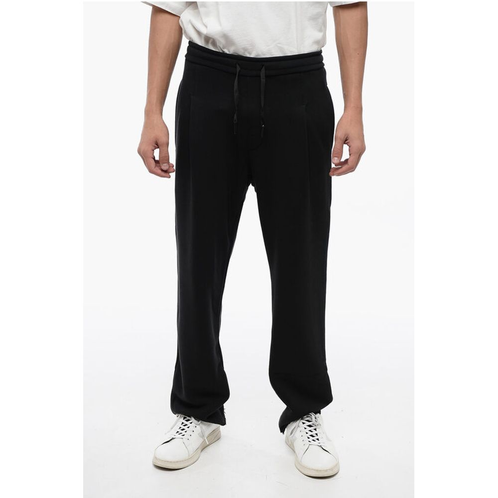 Regular Fit Single-Pleat Sweat Pants