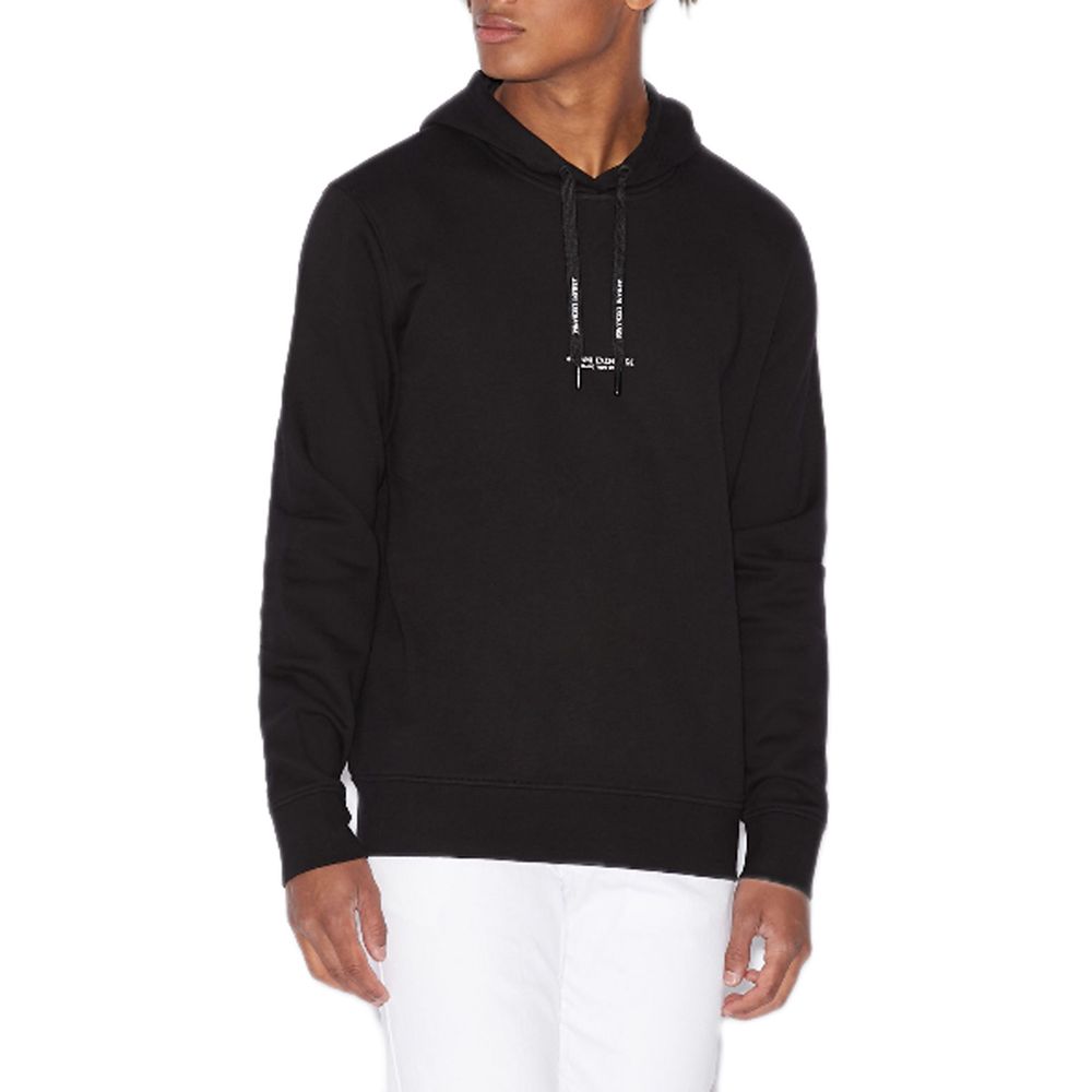 Black Cotton Hoody