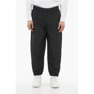 EMPORIO Padded Nylon Sweatpants with Cuffs