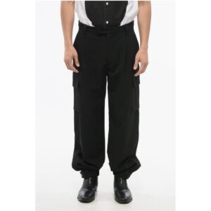 EMPORIO Single-pleated Cargo Pants with Adjustable Cuffs