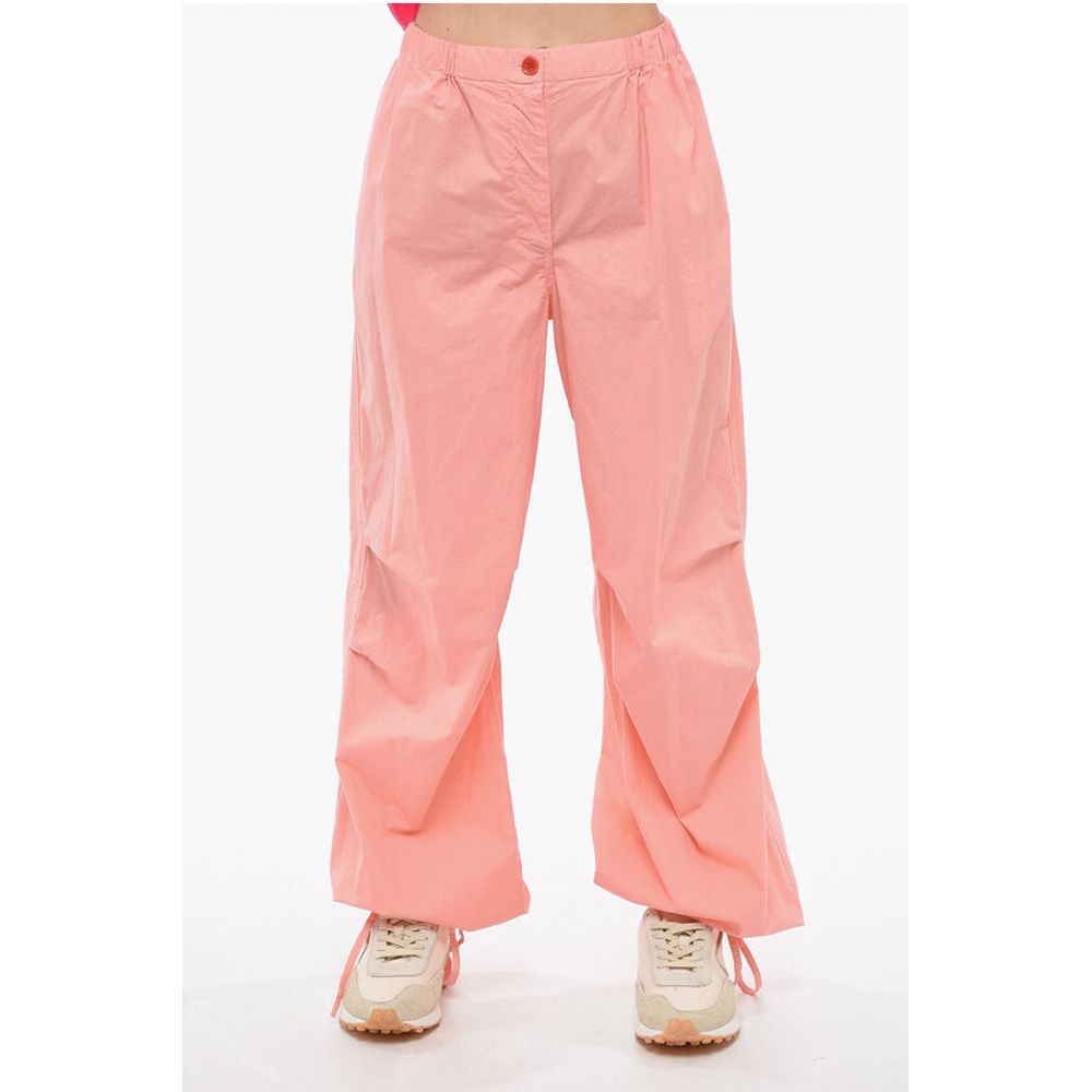 Cotton Pants with Ankle Strings