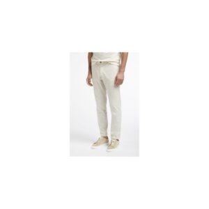 Beige Cotton Jeans & Pant