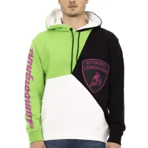 White Cotton Men Sweater with Hood