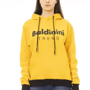 Yellow Cotton Women's Sweater
