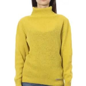 Yellow Wool Women Sweater