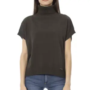 Green Wool Women Sweater