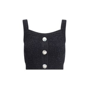 Tweed crop Top
