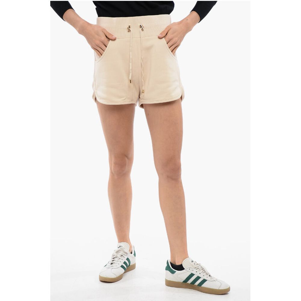 Brushed Multipocket Shorts with Flocked Logo