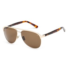 Gold Haircalf Sunglasses