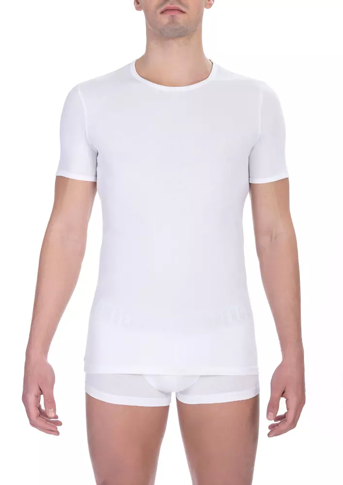 White Cotton Men T-Shirt Twin Pack