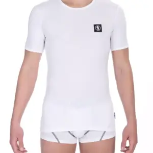 White Cotton Men T-Shirt