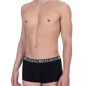 Black Cotton Men Underwear Twin Pack