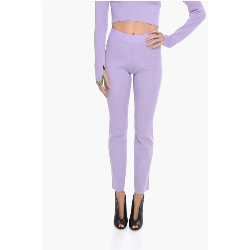 VANESSA HONG Ribbed BRIANNA Flared Pants