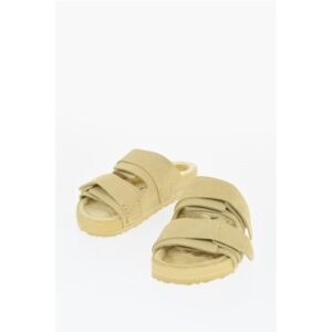 TEKLA x BIRKENSTOCK Suede Double Band Sandals with Shearling