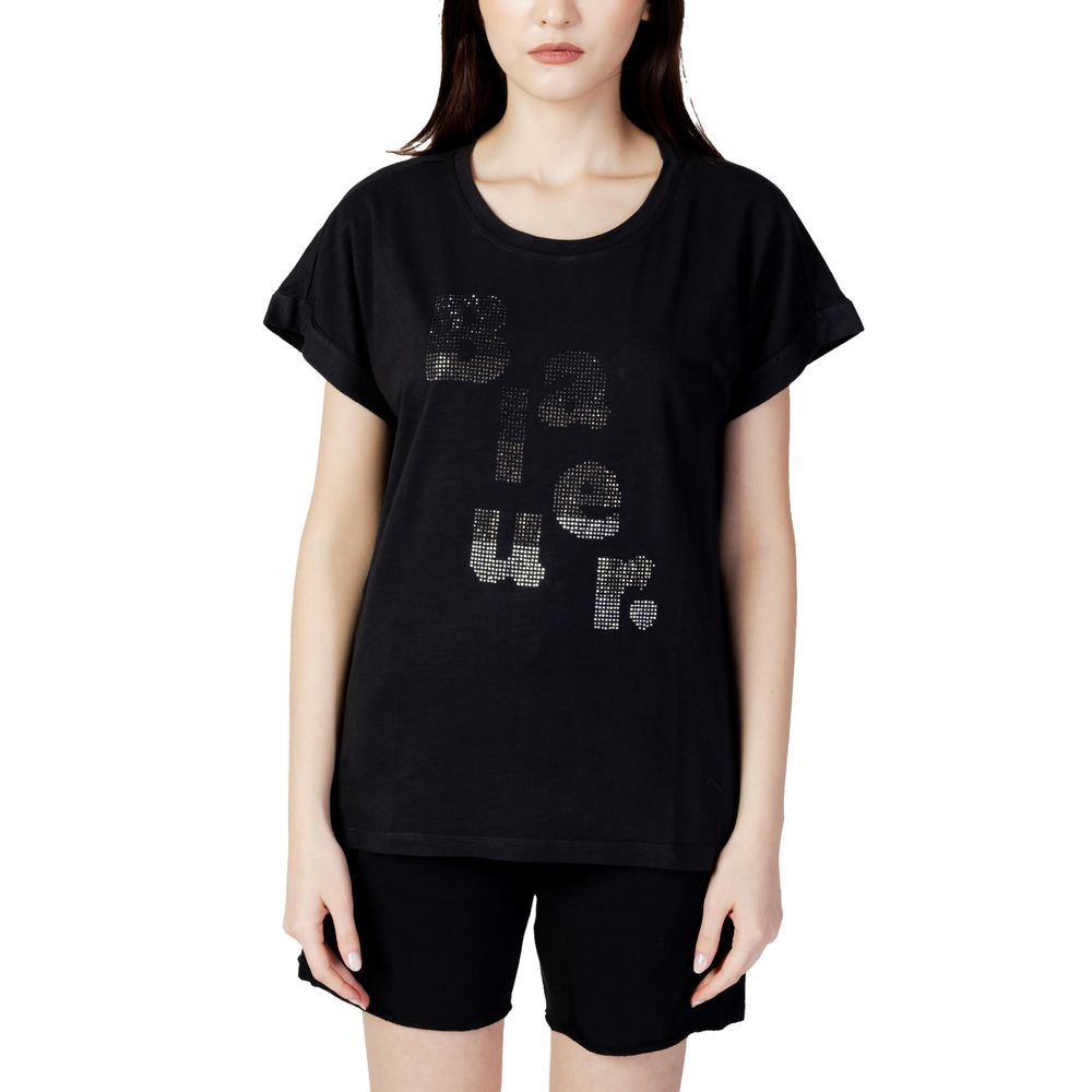 Black Cotton T-Shirt
