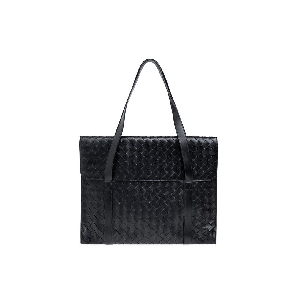 Intrecciato Leather Briefcase