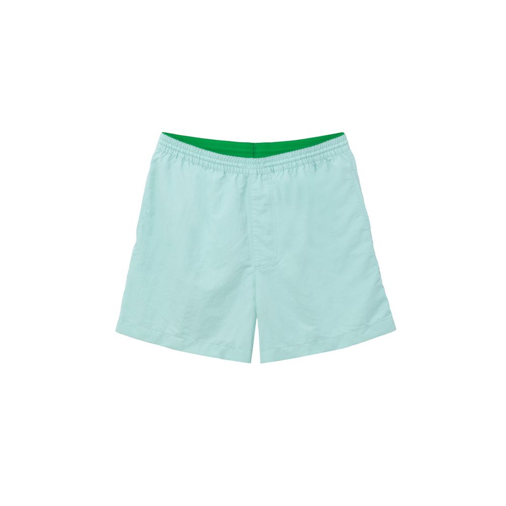 Turquoise Polyamide Swim Short