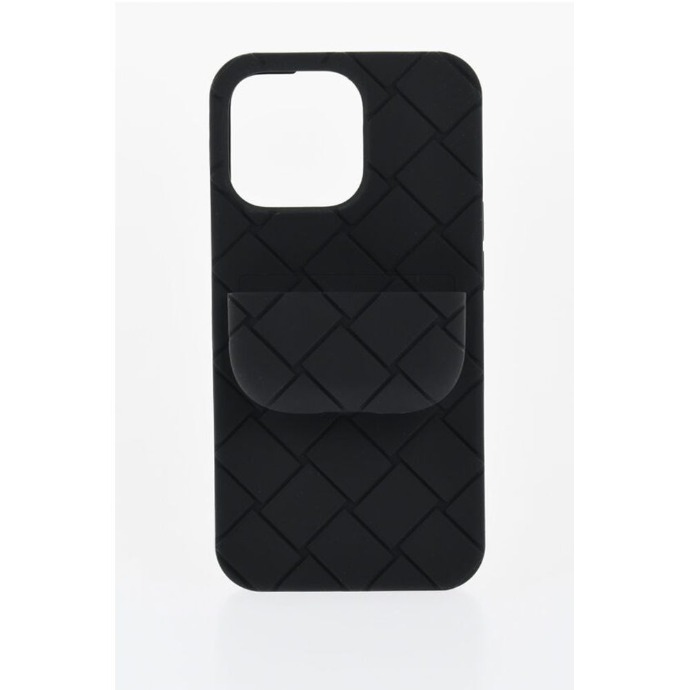 Braided Iphone 13 Pro Cover with with Airpods Holder