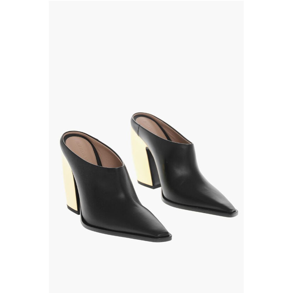 Metal Heel TOKYO Leather Mules 11cm