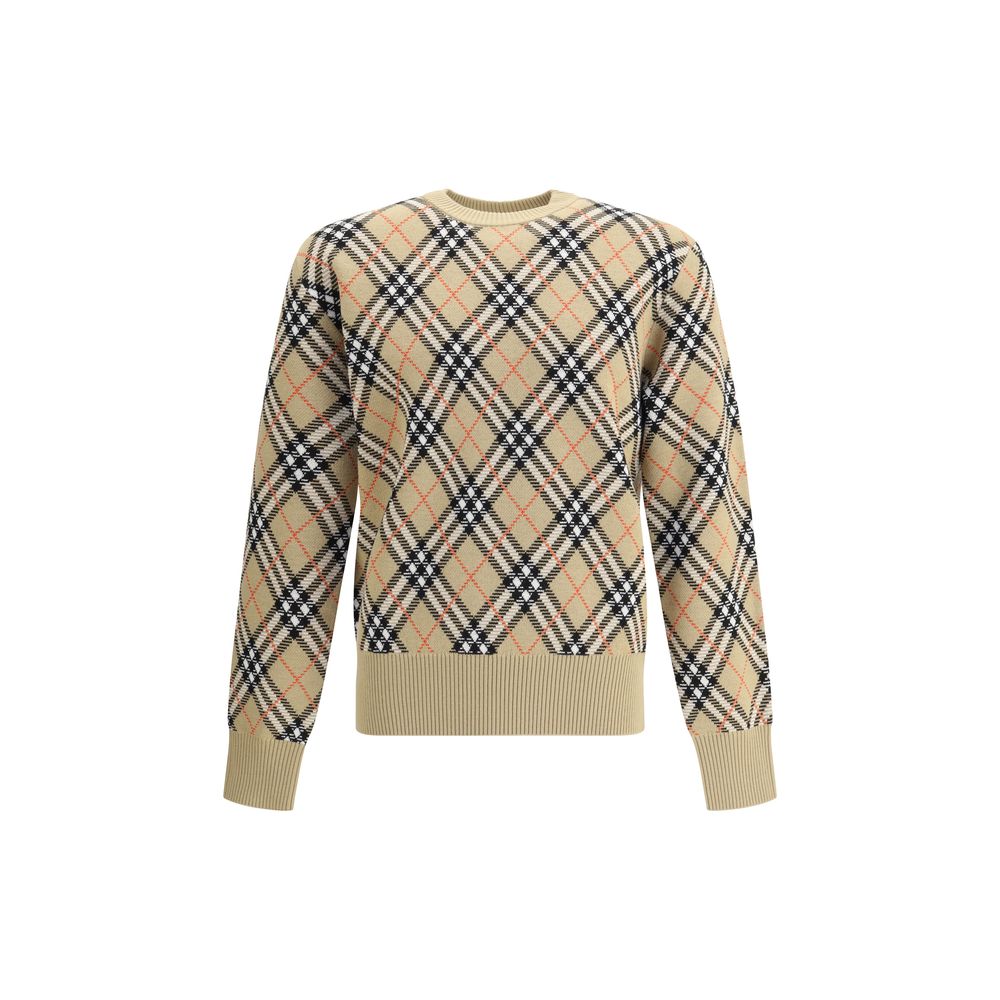 Archive Check wool Sweate