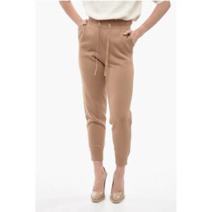 Cashmere Blend Sweatpants with Cuffs