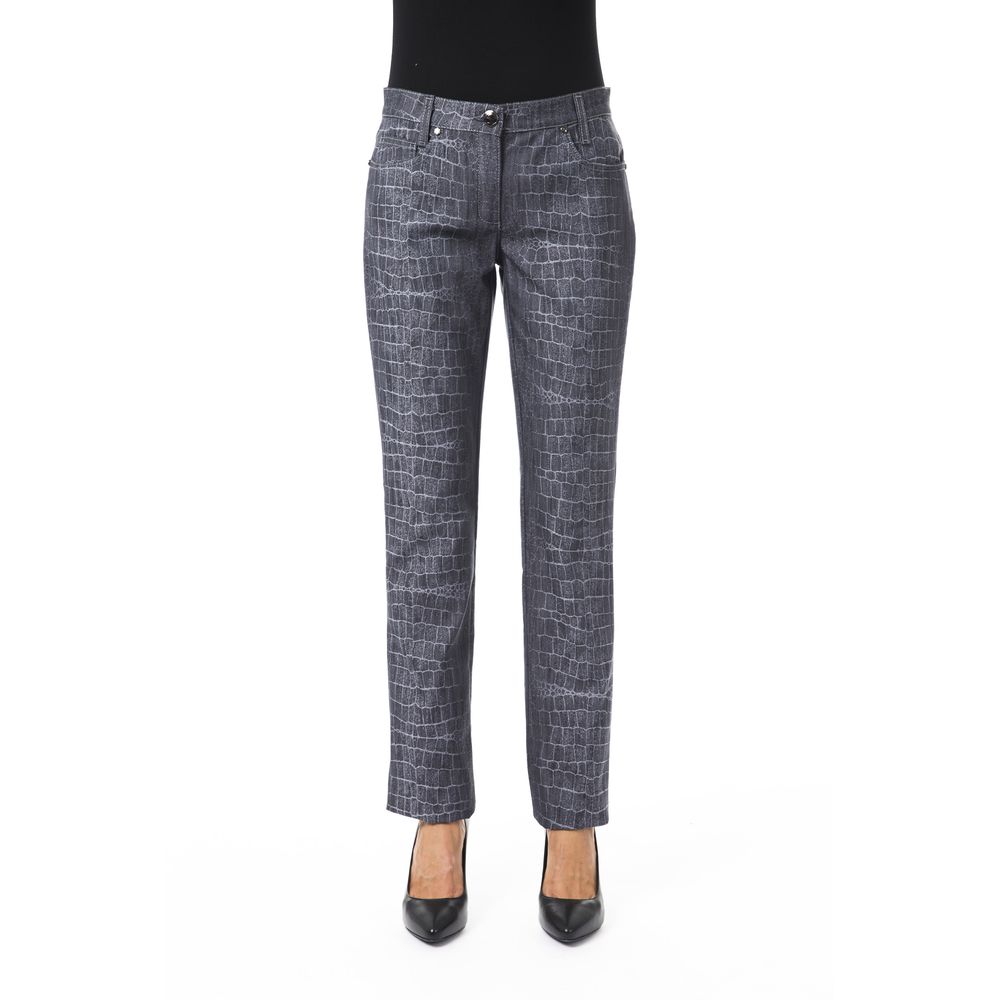 Black Viscose Women Pant