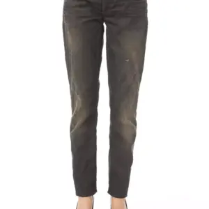 Black Cotton Women's Jeans
