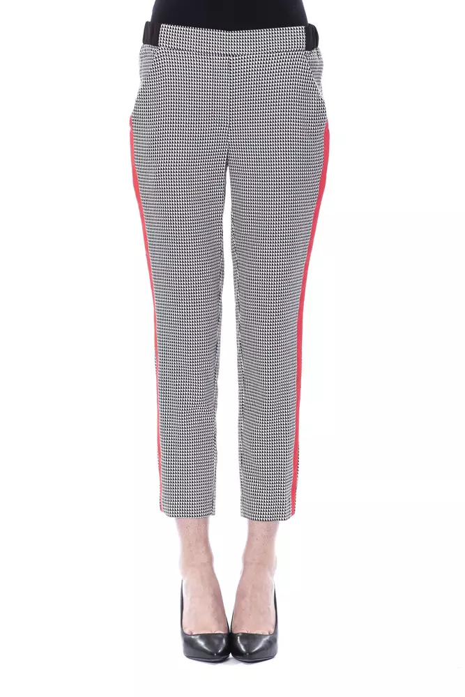Black Viscose Women Pants