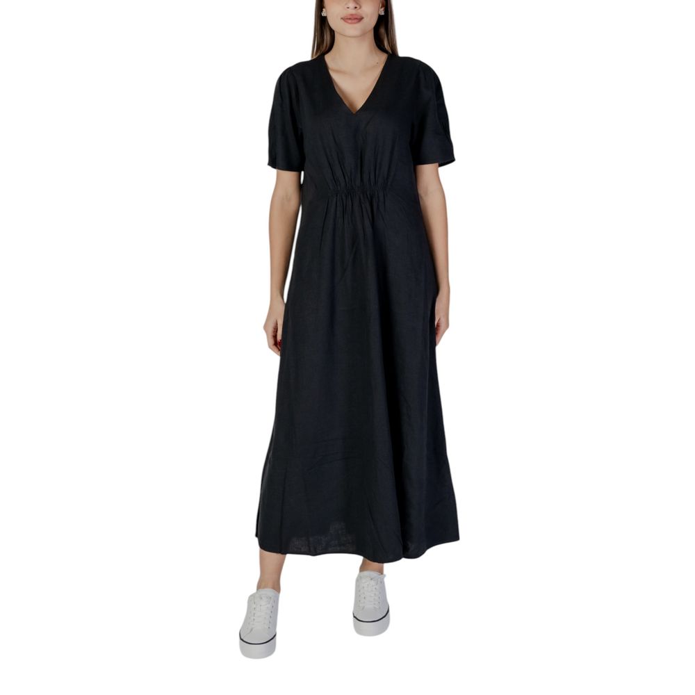 Black Linen Long