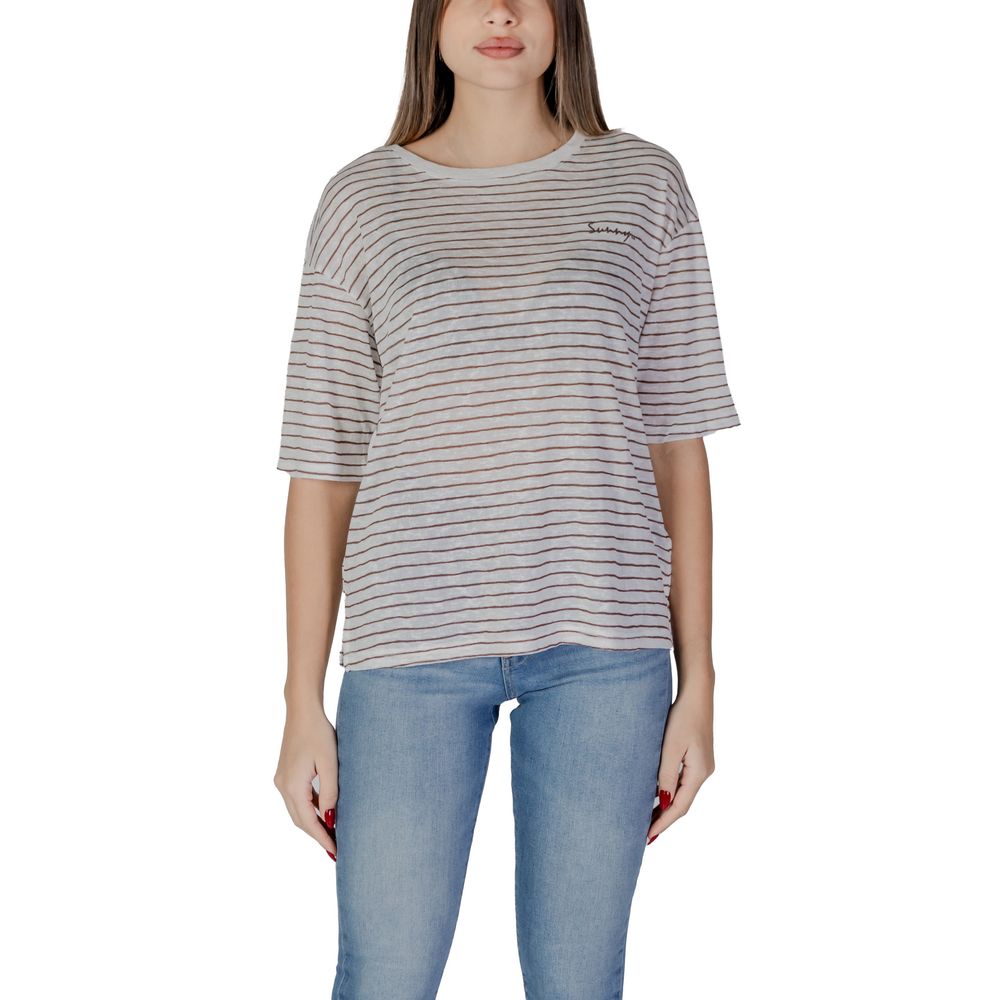 Brown Polyester T-Shirt