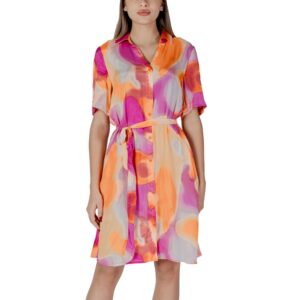 Orange Cotton Midi