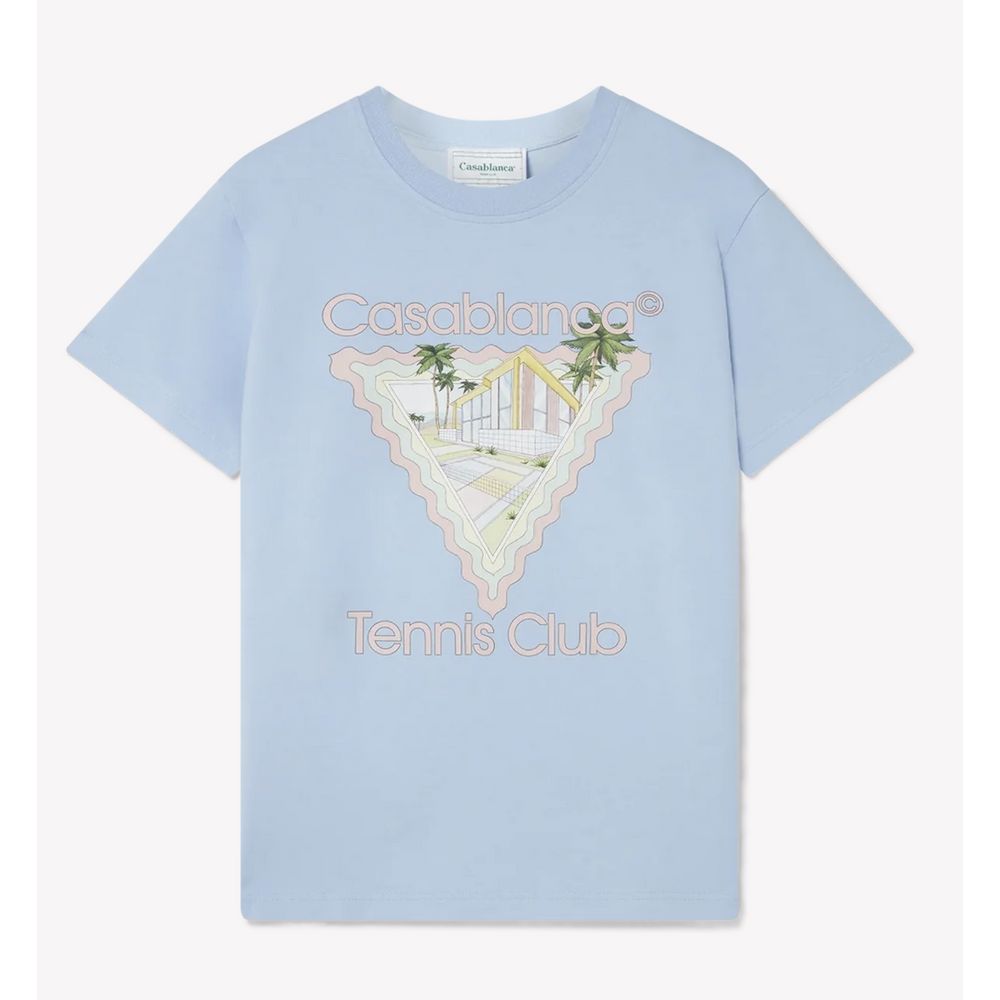 Blue Cotton T-Shirt