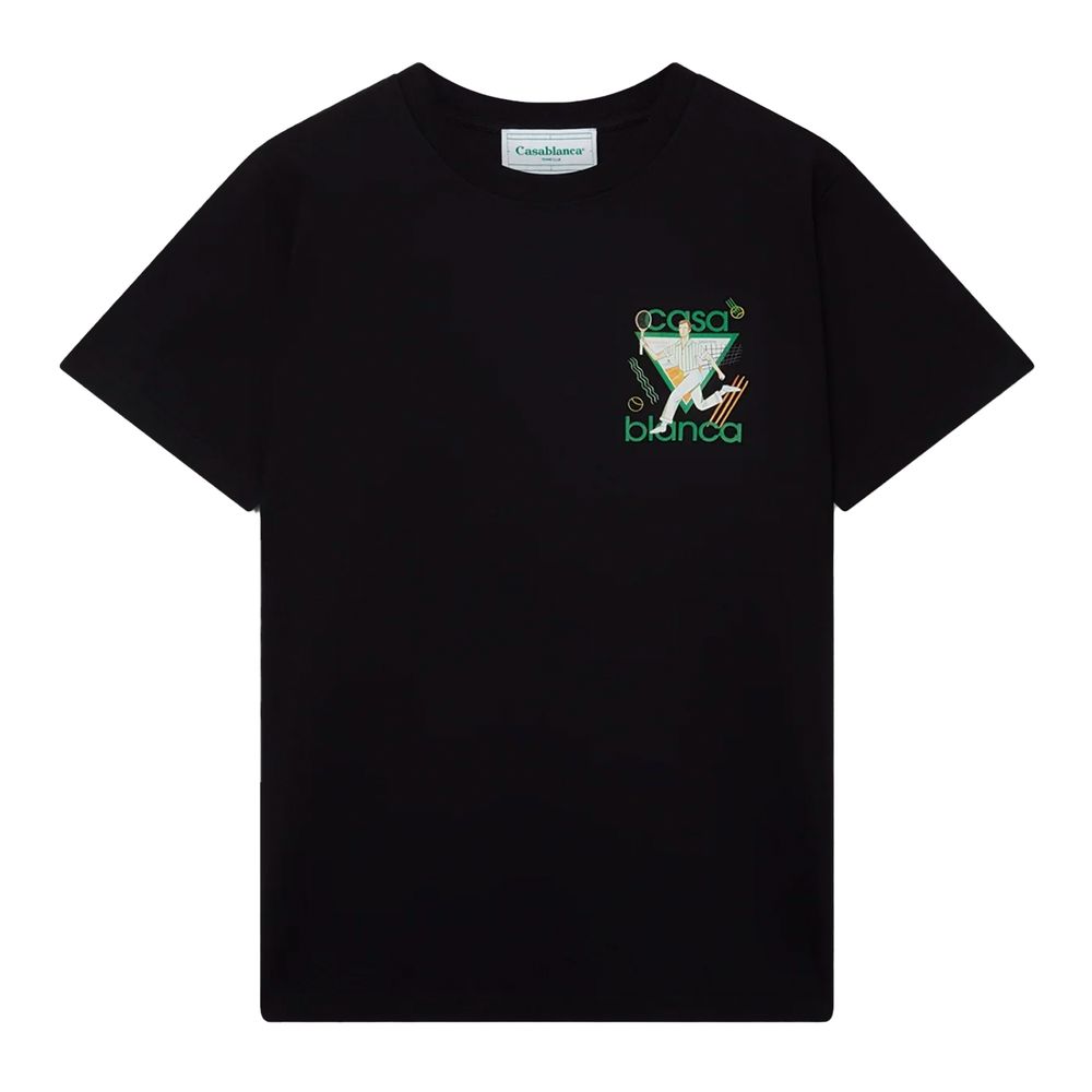 Black Cotton T-Shirt