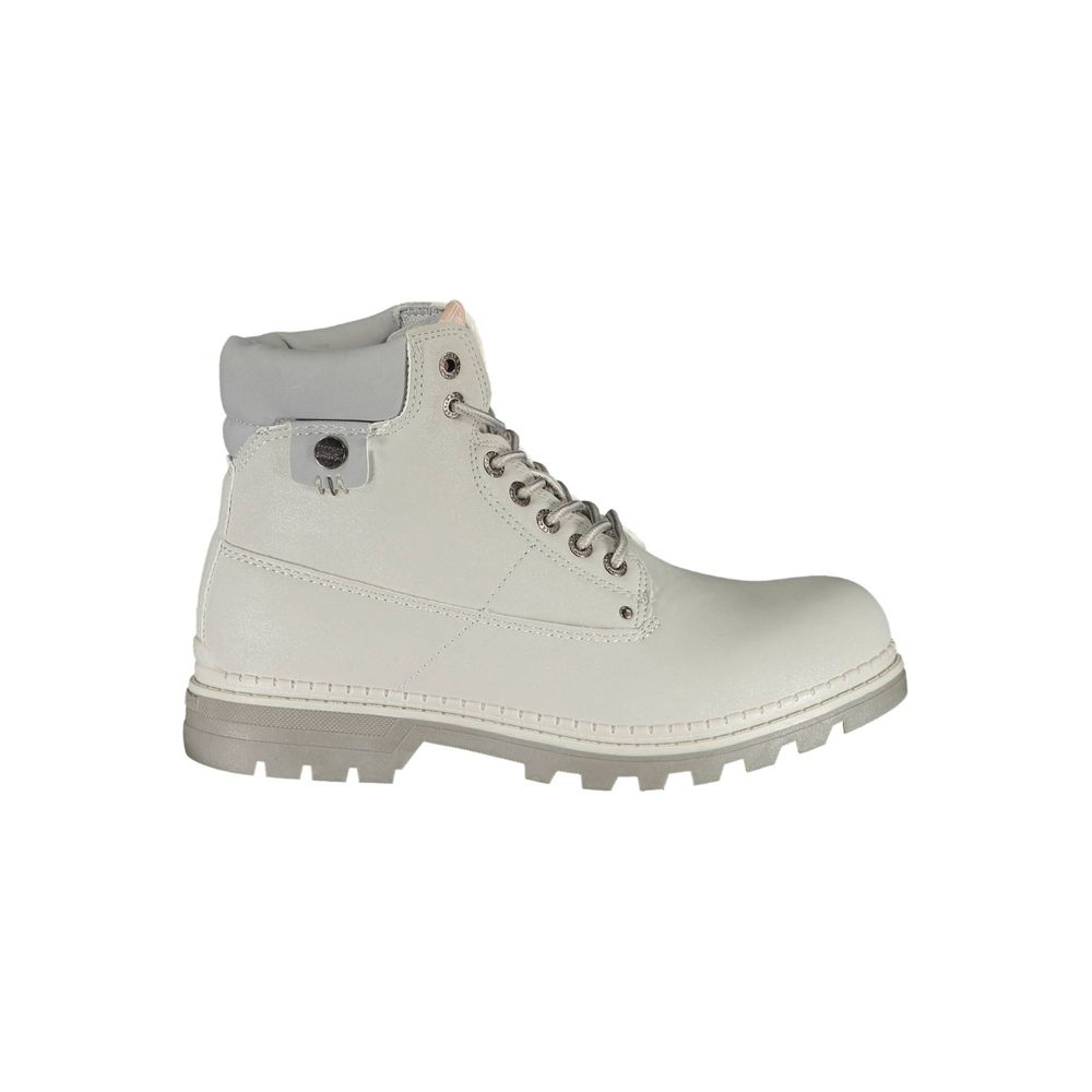 Gray Polyester Boot